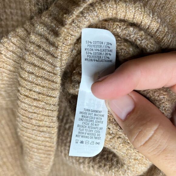 Aerie Oversized Longsleeve Orange Sweater. Size Small. - Picture 5 of 7